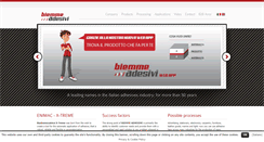 Desktop Screenshot of biemmeadesivi.com